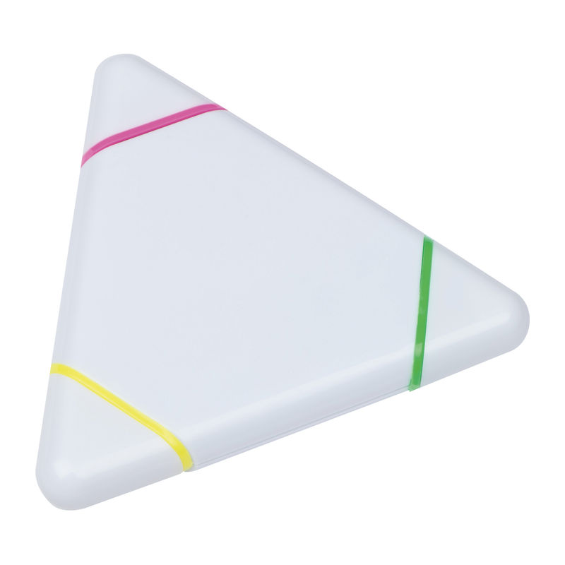 Újrahasznosított műanyag szövegkiemelő háromszög
